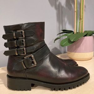 Napoleoni Moto Chunky Boots size 38